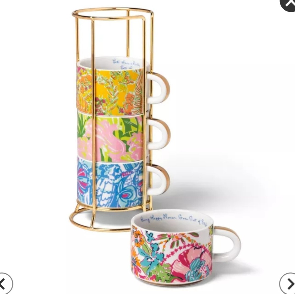 Brand New Lilly Pulitzer Cups